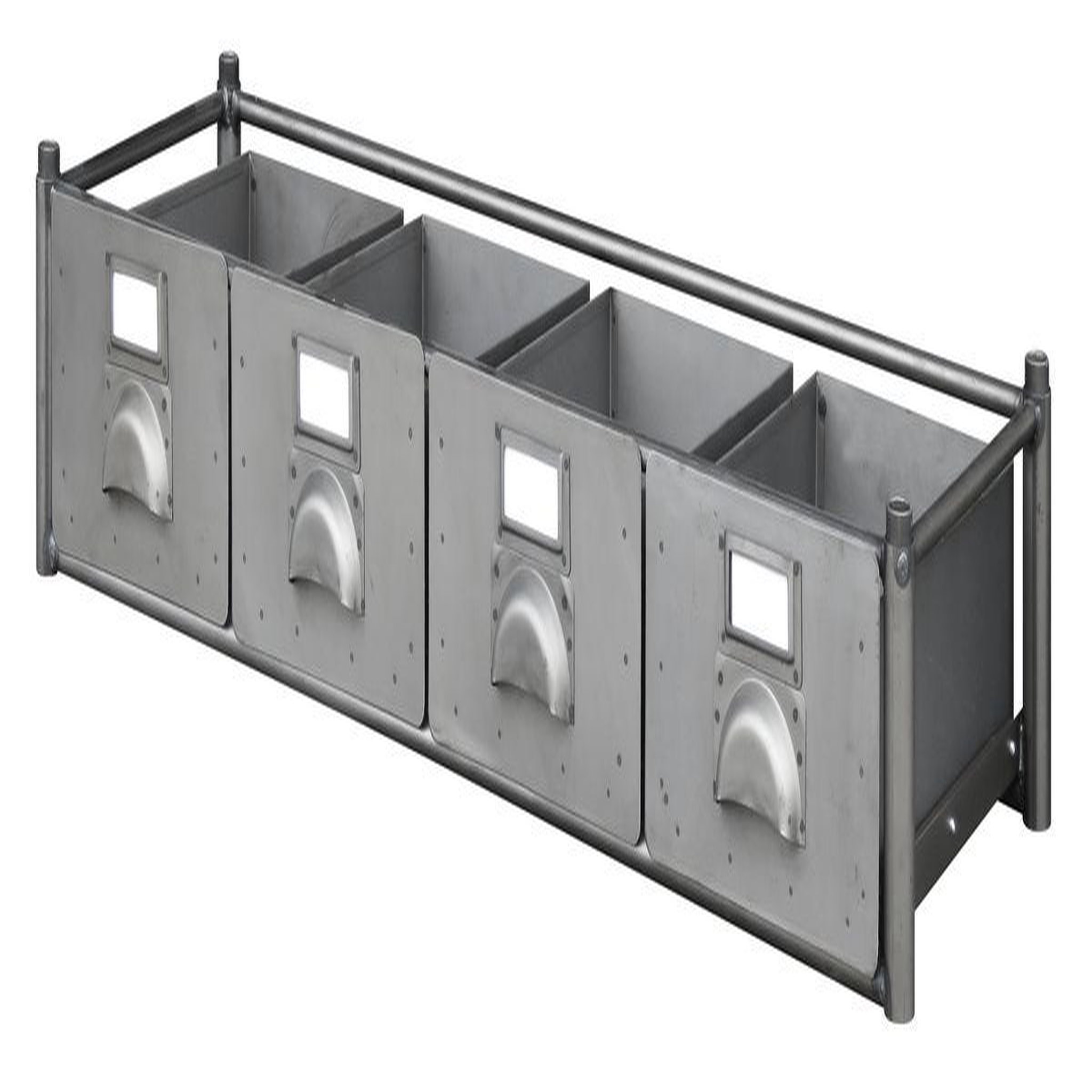 OUTIFRANCE Module 4 petits tiroirs - 1200 x 400 x h. 190 mm 16 kg