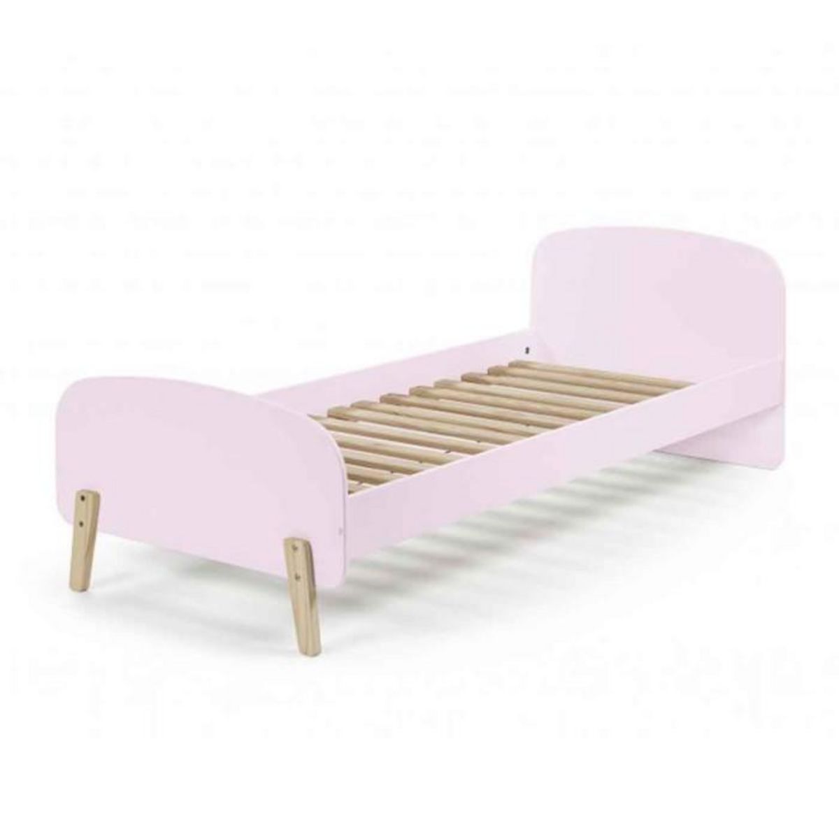 Paris Prix Lit Enfant & Barrière de Sécurité  Kiddy  90x200cm Rose