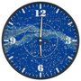 Voir la diapositive 2 : VIDAXL Horloge murale et echelles et aiguilles lumineuses bleu Ø30 cm