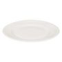 Voir la diapositive 2 : SECRET DE GOURMET Lot de 6 Assiettes Plates  Perle  27cm Blanc