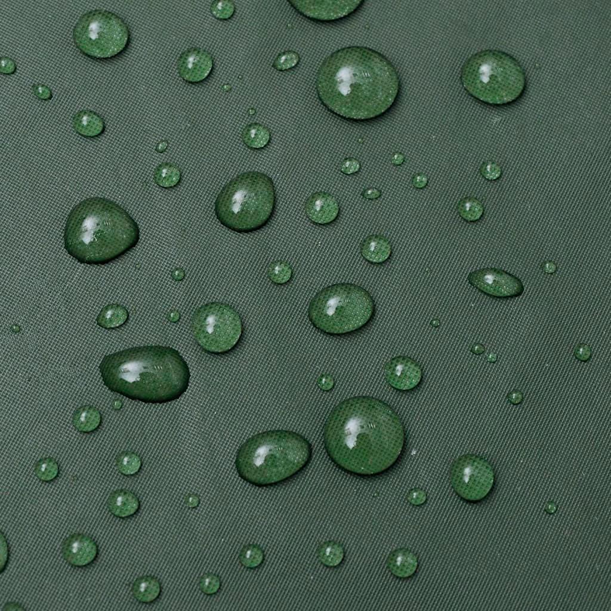 Voir la diapositive 4 : VIDAXL Manteau de pluie long impermeable resistant a capuche vert XL