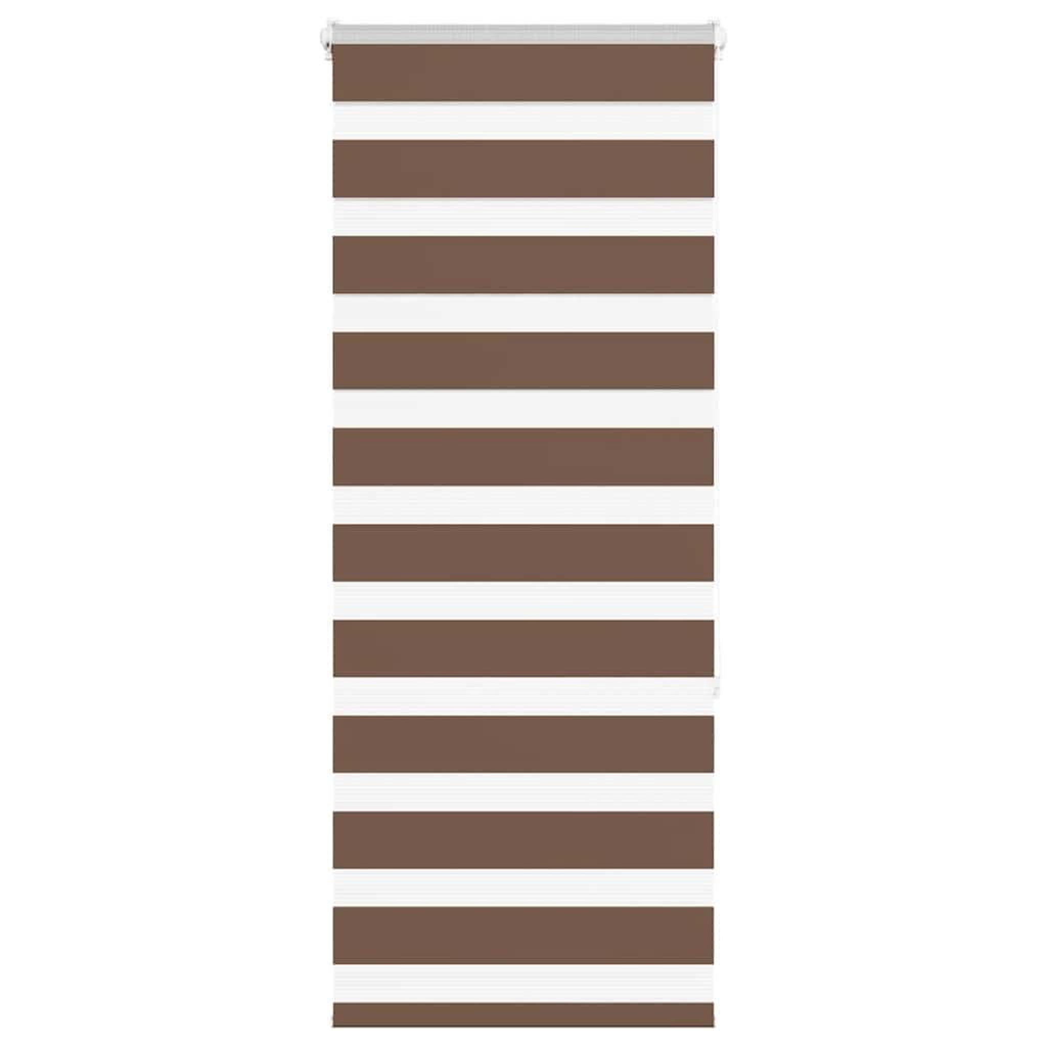 VIDAXL Store zebre marron 65x150 cm largeur du tissu 60,9 cm polyester