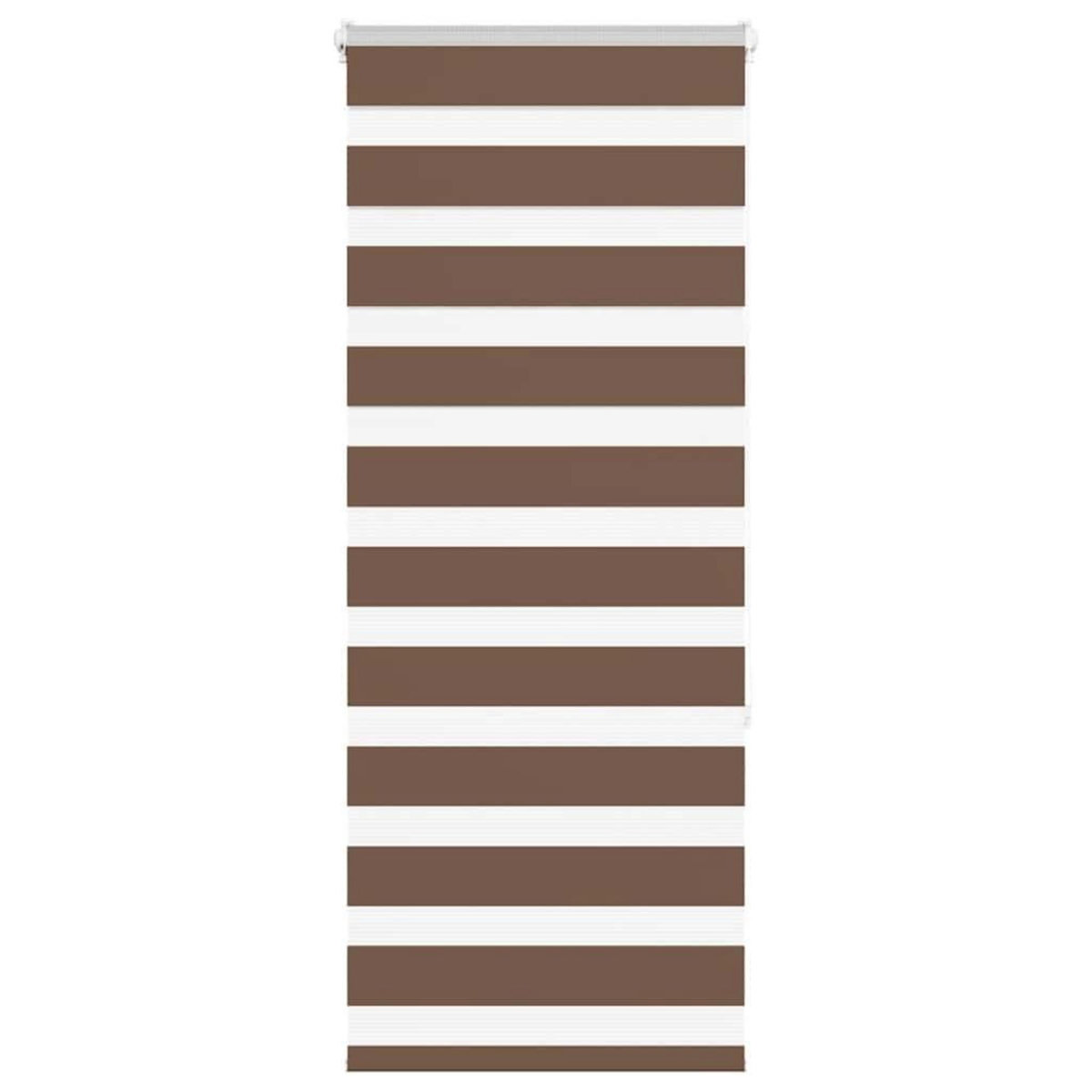 VIDAXL Store zebre marron 65x150 cm largeur du tissu 60,9 cm polyester