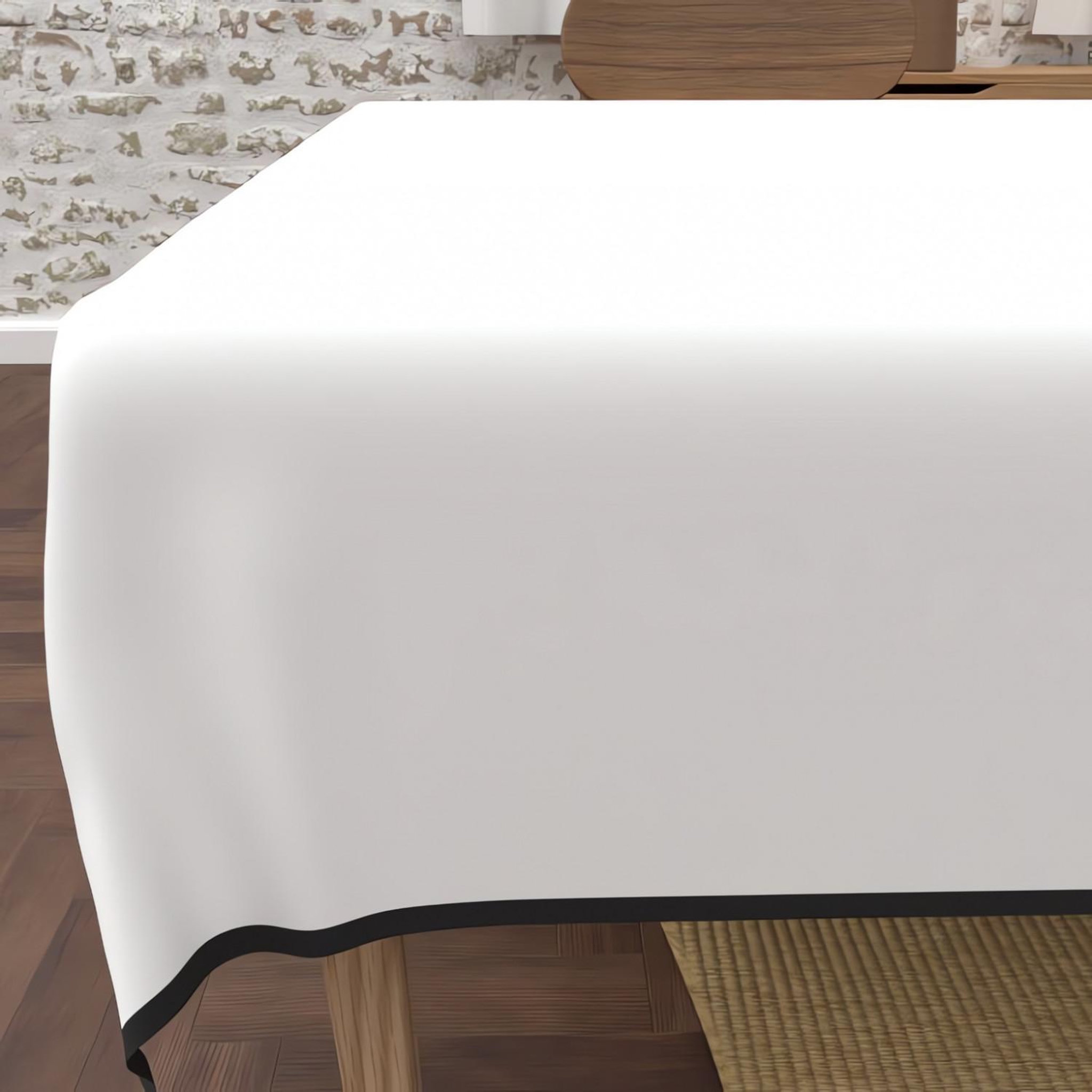 Voir la diapositive 1 : SOLEIL D'OCRE Nappe anti-tâches en microfibre lavée BOHEME, par Soleil d'Ocre