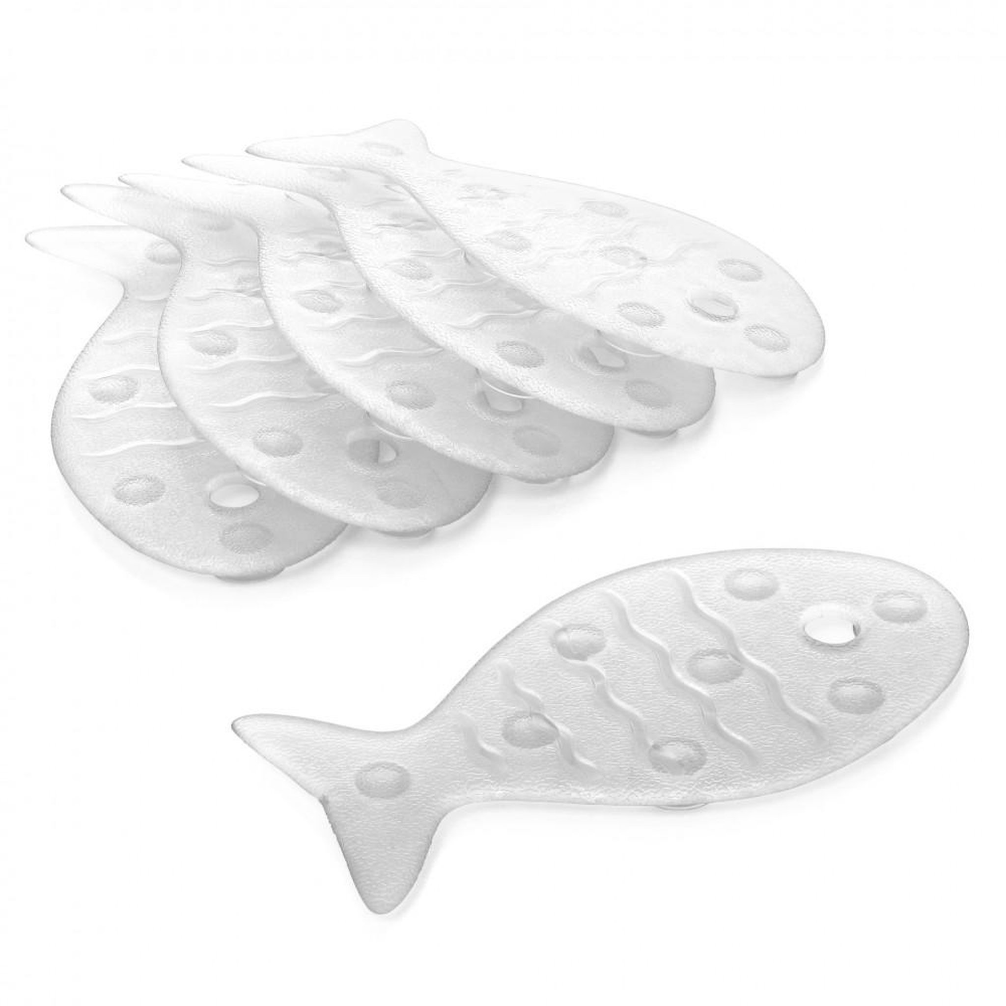 Tatay Pastilles antidérapantes transparent pour baignoire / douche, Fish