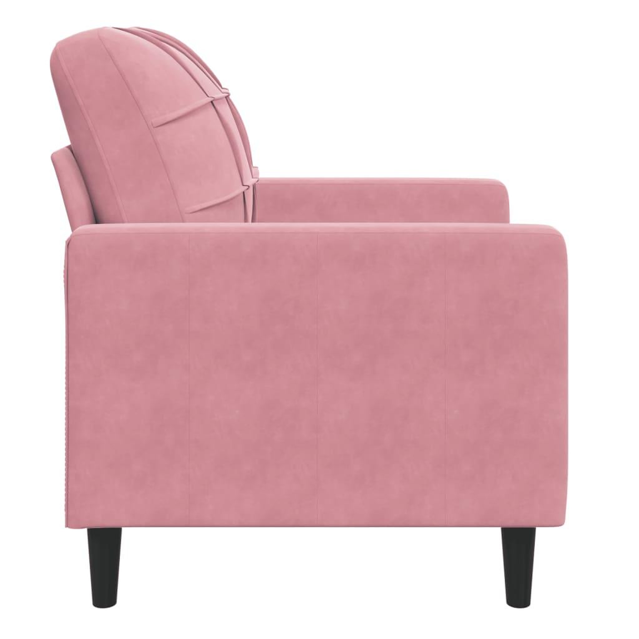 Voir la diapositive 5 : VIDAXL Fauteuil Rose 60 cm Velours
