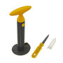 Voir la diapositive 1 : Set de 2 ustensiles ananas jaune
