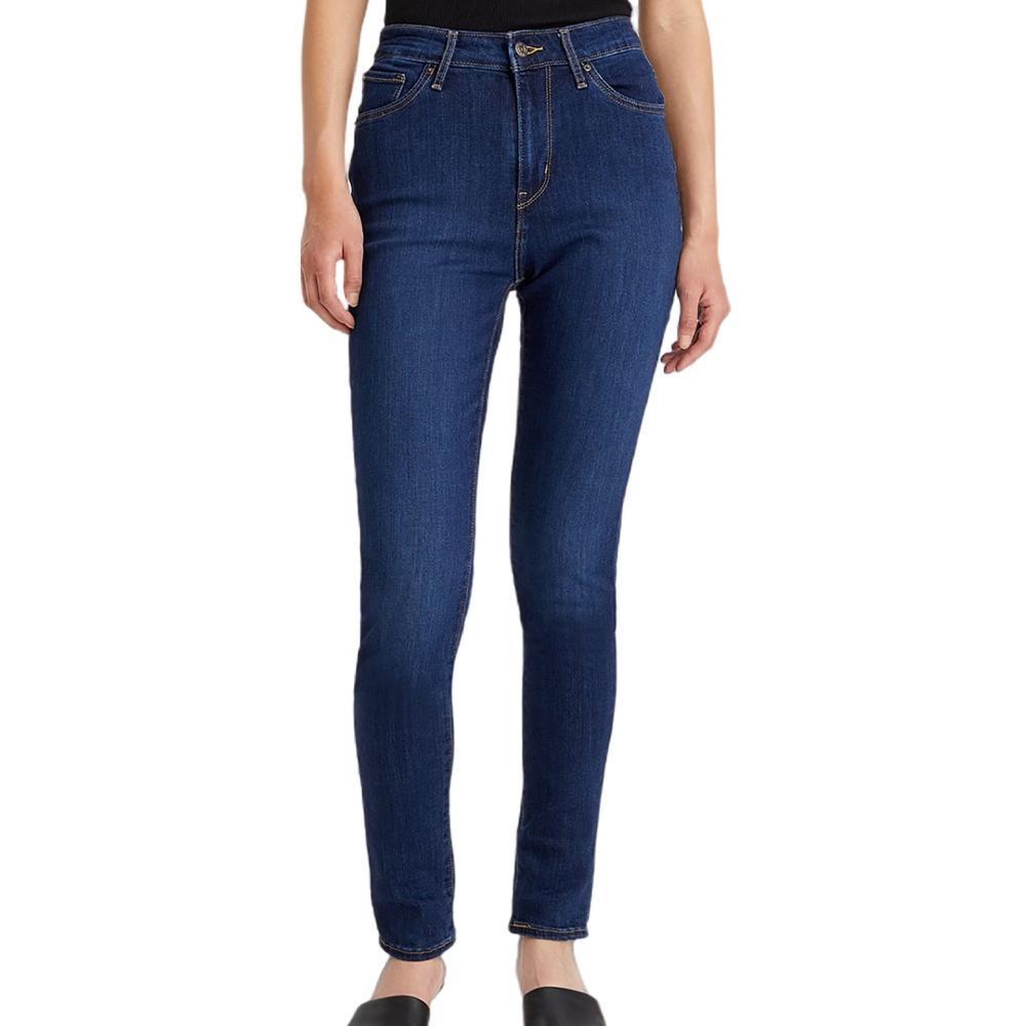 Levi's Jean skinny bleu foncé moyen femme levi's 721. Coloris disponibles : Bleu