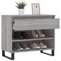 Voir la diapositive 4 : VIDAXL Armoire a chaussures Sonoma gris 70x36x60 cm Bois d'ingenierie