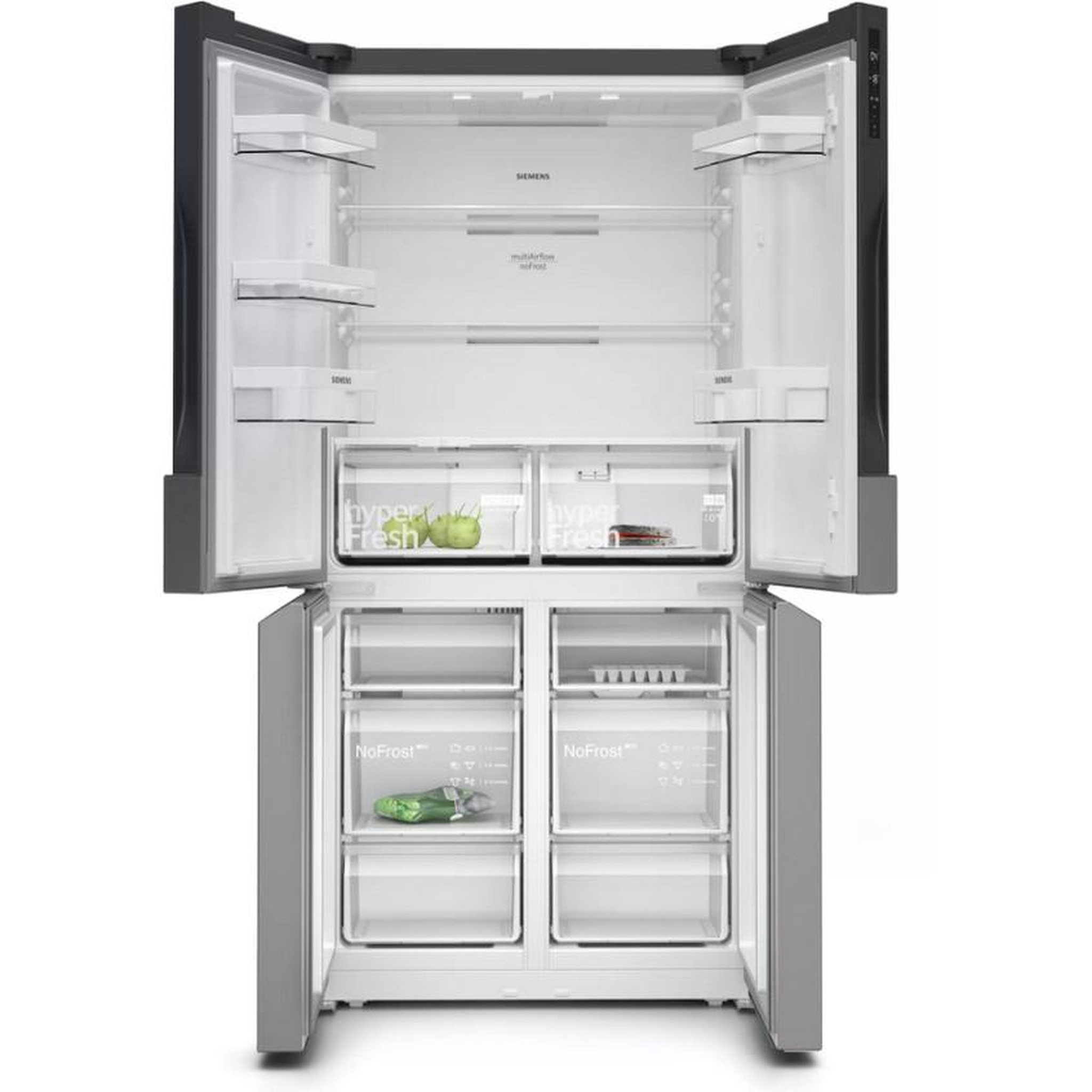 Voir la diapositive 3 : Siemens Réfrigérateur américain 91cm 605l nofrost - kf96nvpea