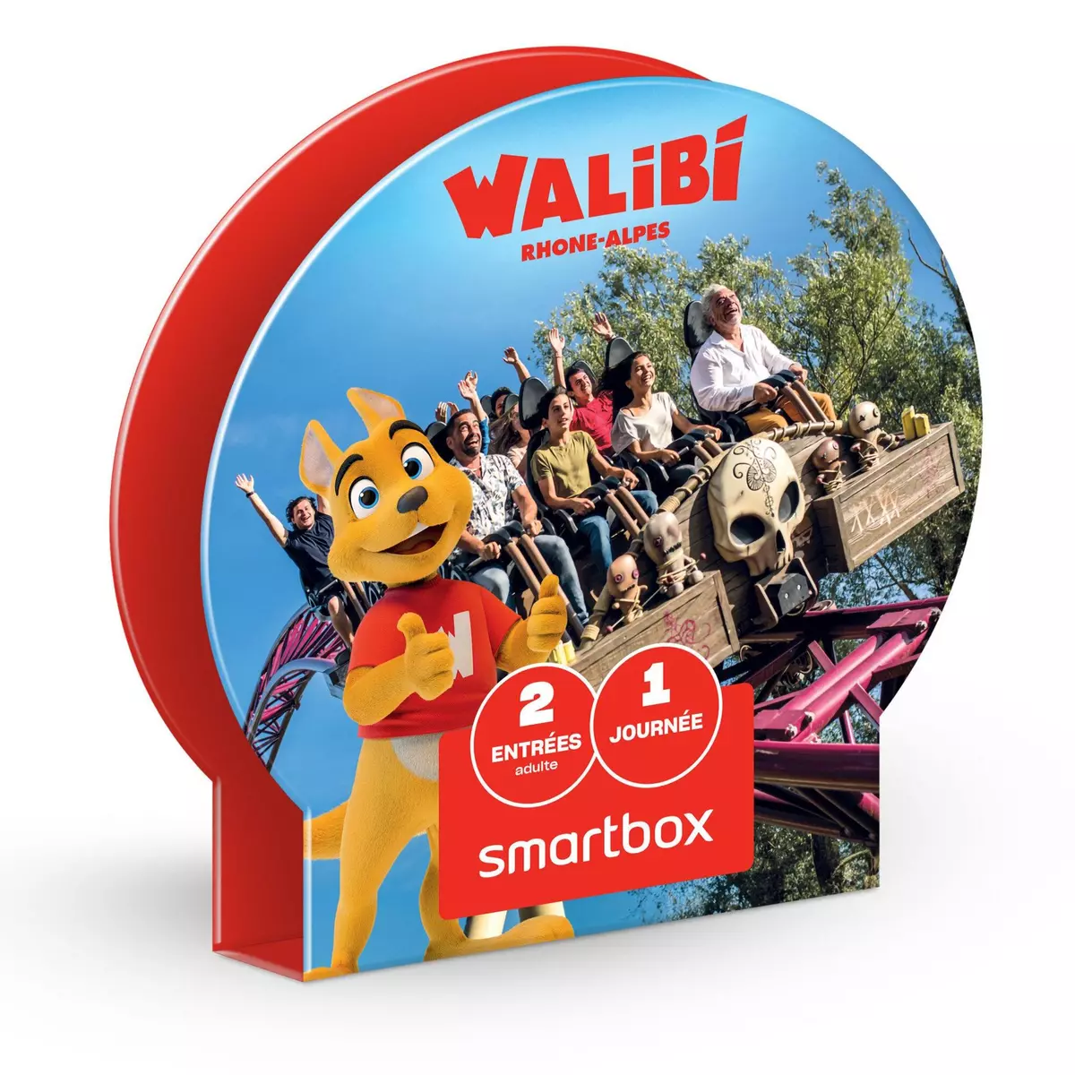 Smartbox Walibi 2024 - 2 entrées adulte - Coffret Cadeau Multi-thèmes
