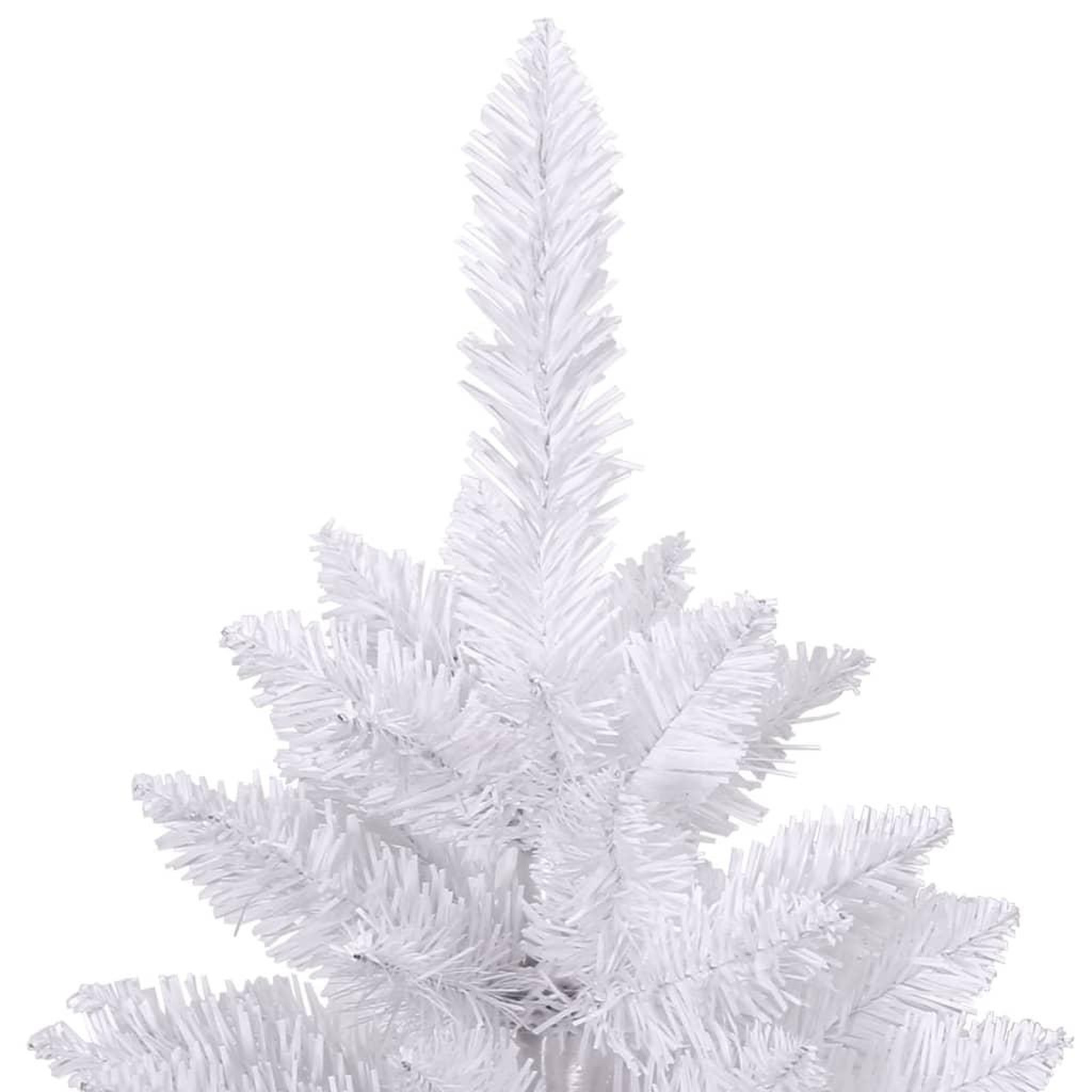 Voir la diapositive 4 : VIDAXL Sapin de Noël artificiel a charnieres avec support blanc 240 cm