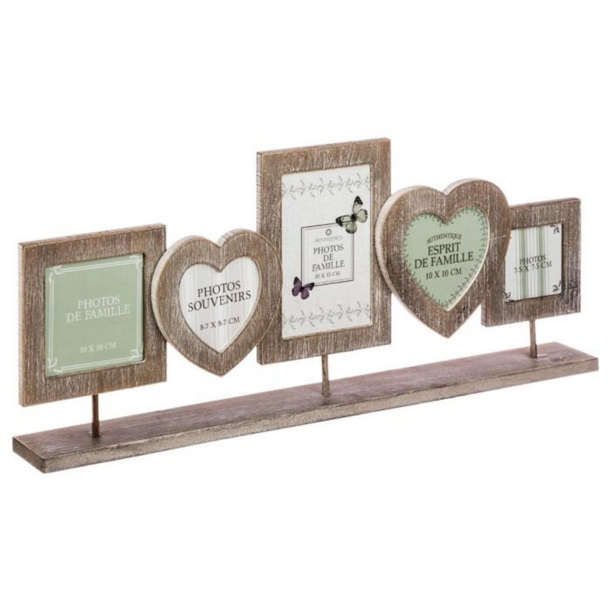 ATMOSPHERA Pêle-Mêle 5 Photos à Poser  Campagne  55cm Naturel