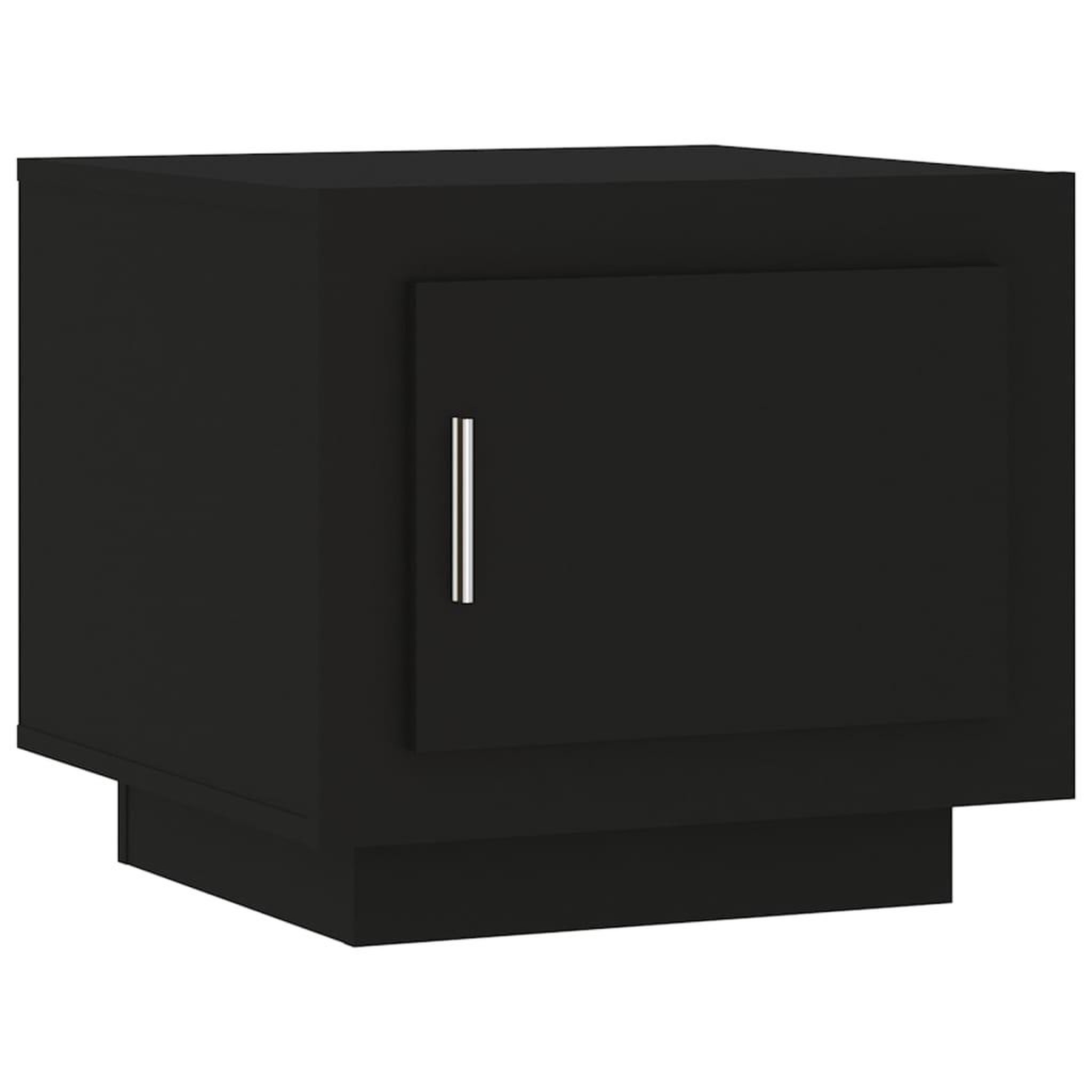 Voir la diapositive 2 : VIDAXL Table basse noir 51x50x45 cm bois d'ingenierie