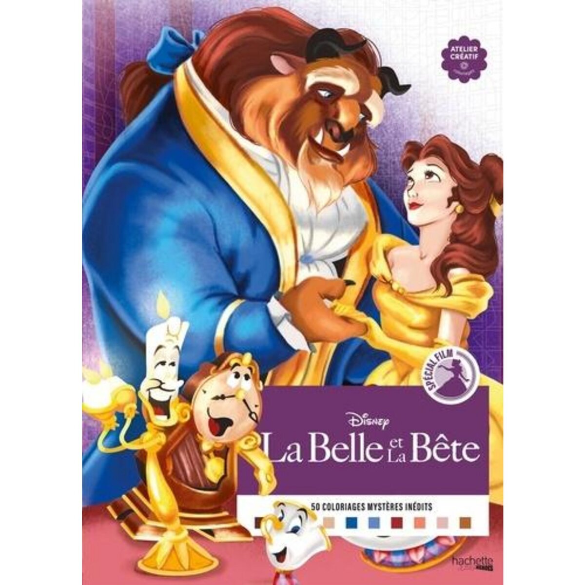 LA BELLE ET LA BETE. 50 COLORIAGES MYSTERES INEDITS, Varone Eugénie
