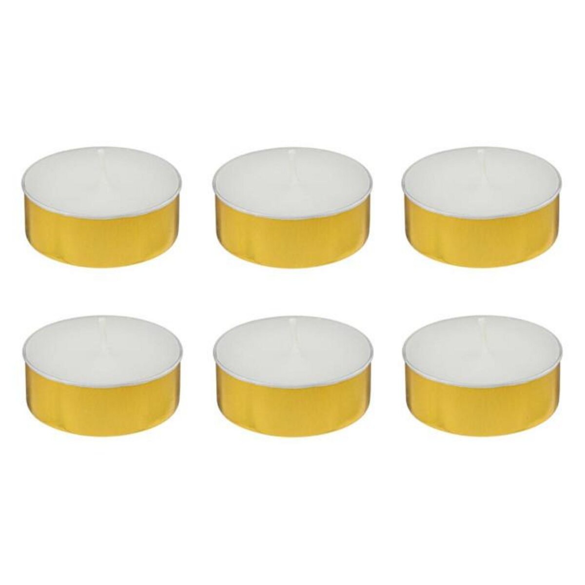 ATMOSPHERA Lot de 6 Bougies Chauffe-Plat Parfumées  Izor  3,7cm Fleur de Coton