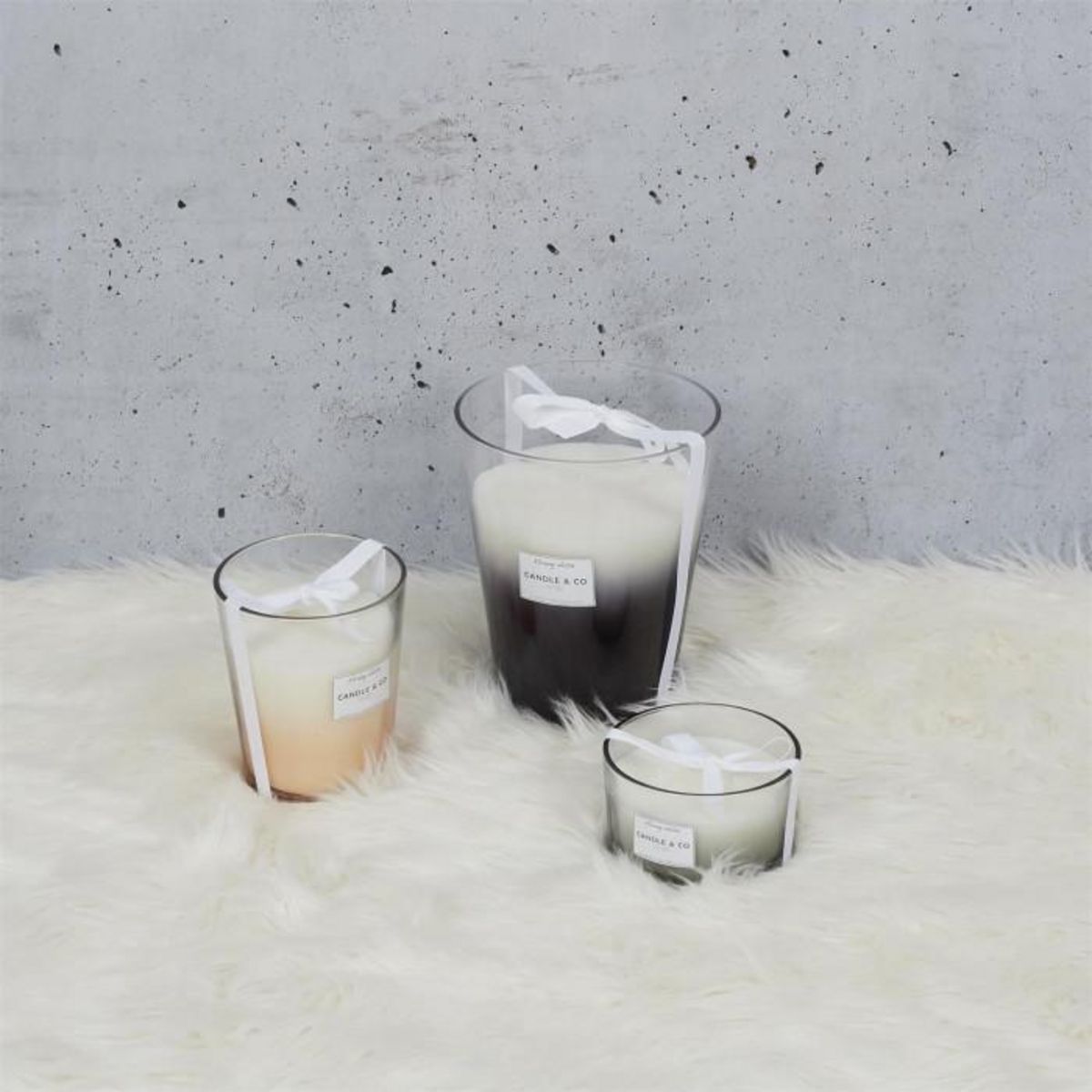 Paris Prix Bougie Parfumée 3 Mèches  Harmony  16cm Linge Frais