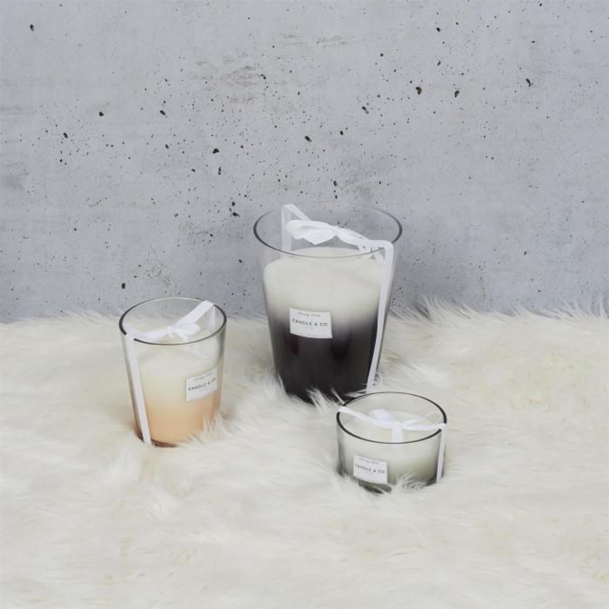 Paris Prix Bougie Parfumée 3 Mèches  Harmony  16cm Linge Frais