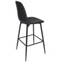 Voir la diapositive 6 : Paris Prix Lot de 2 Chaises de Bar  Amber  106cm Noir