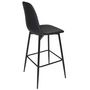 Voir la diapositive 6 : Paris Prix Lot de 2 Chaises de Bar  Amber  106cm Noir