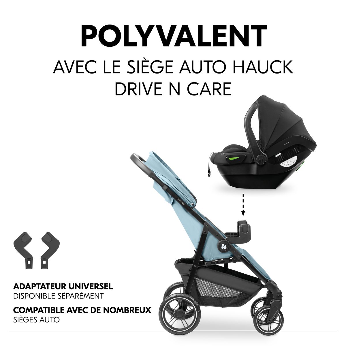 HAUCK Poussette de voyage Shop N Care