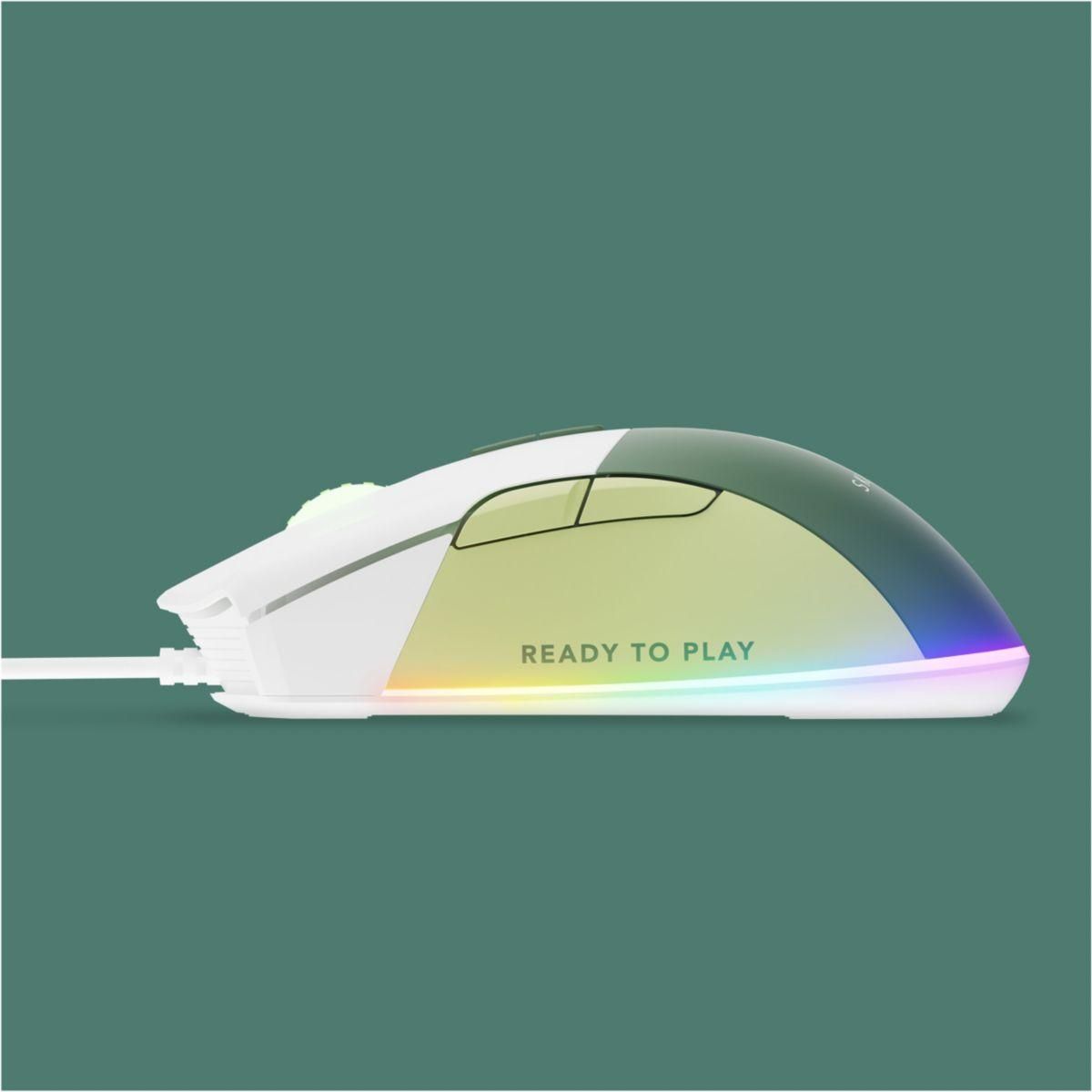 SKILLKORP Souris Gamer Filaire M5 VERTE Access