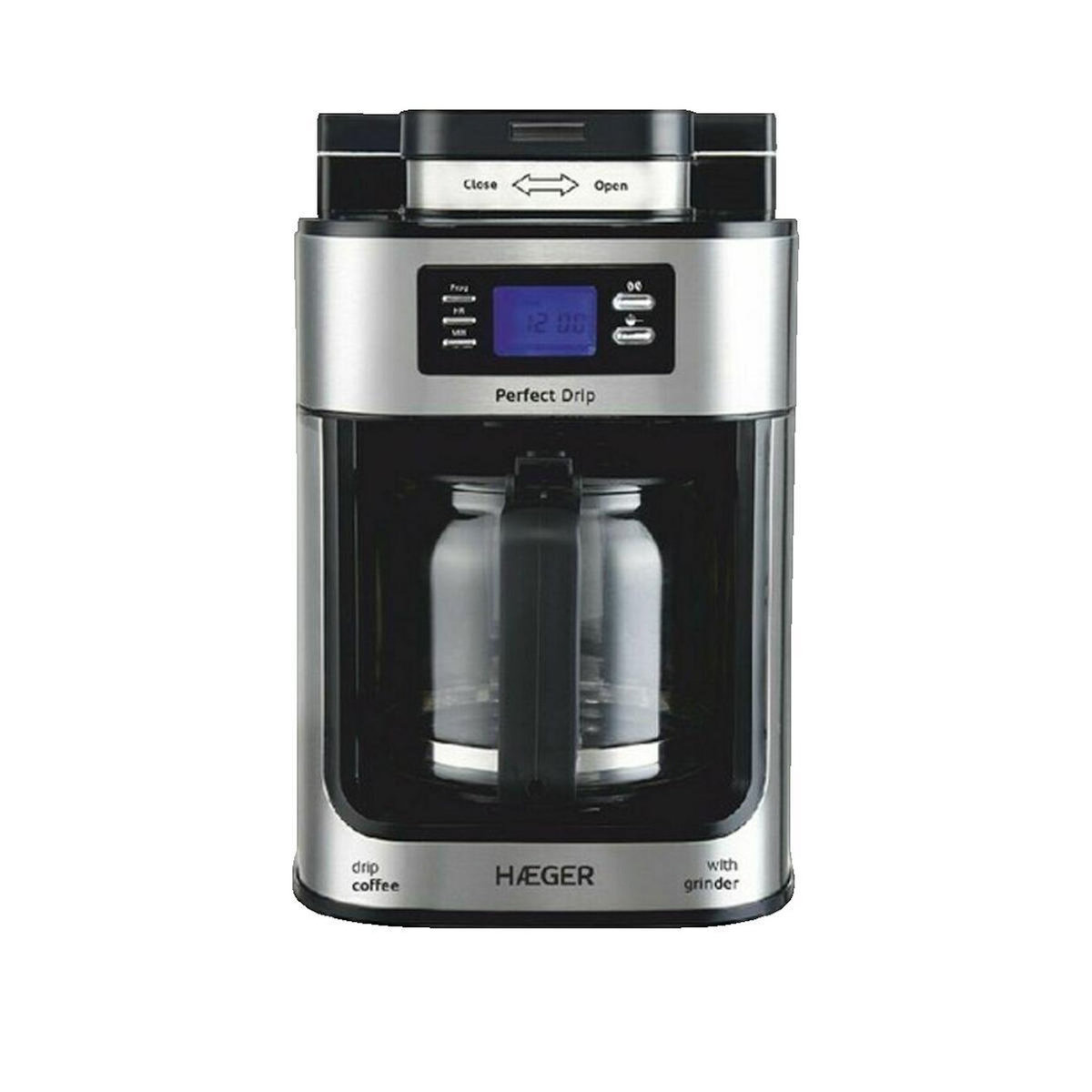 HAGER Cafetière Haeger CM-10B.010A 12 tasses 1,25 L Noir