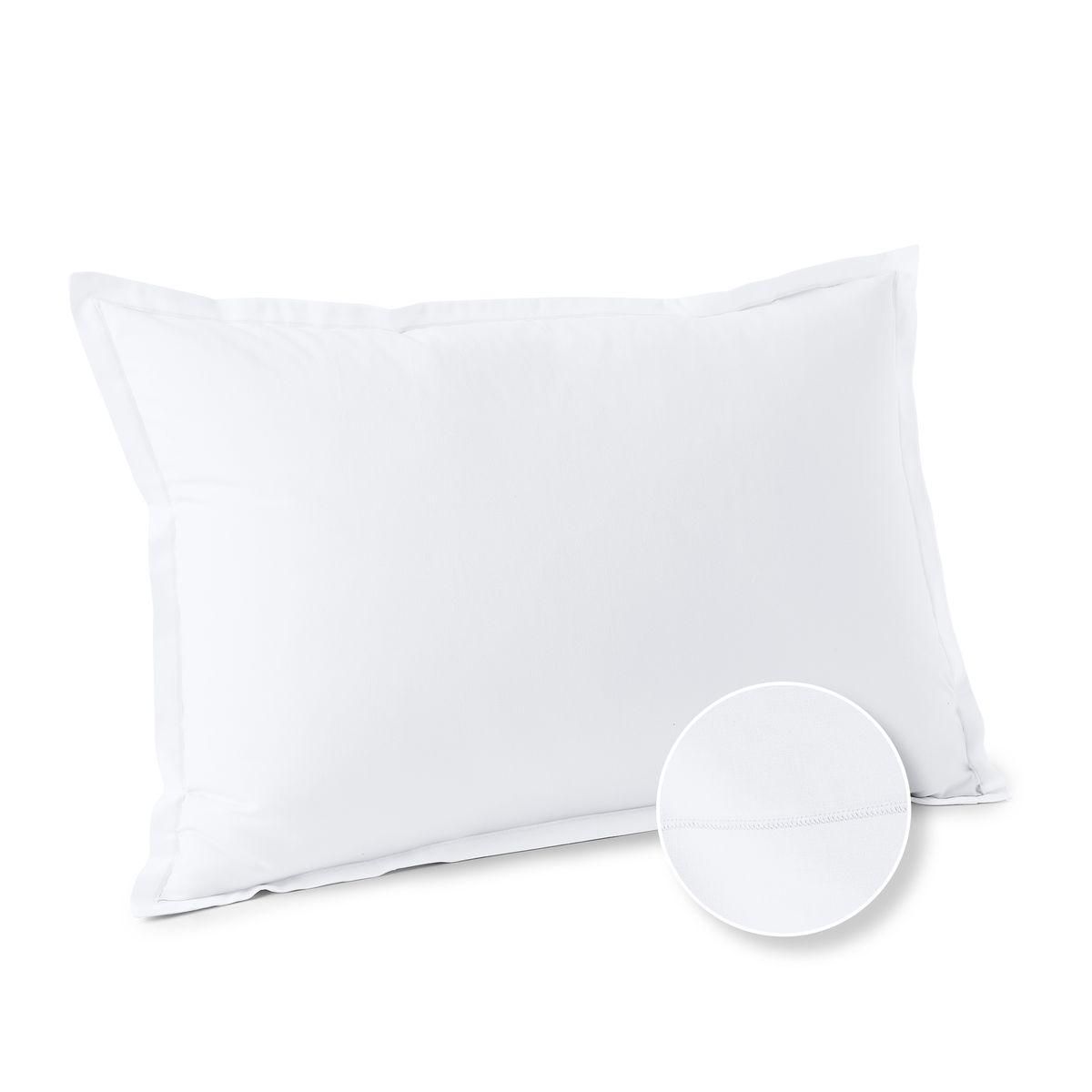 ACTUEL Taie d'oreiller unie en coton 57 fils - collection permanente