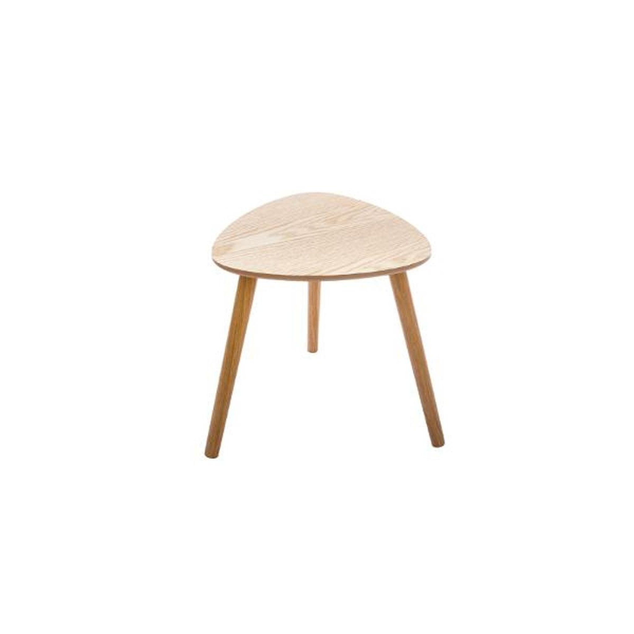 Voir la diapositive 2 : ATMOSPHERA Lot de 3 tables à café en bois  mileo  60cm naturel