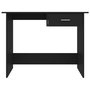 Voir la diapositive 4 : VIDAXL Bureau Noir 100x50x76 cm Bois d'ingenierie