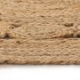 Voir la diapositive 2 : VIDAXL Tapis Jute design tresse 90 cm rond