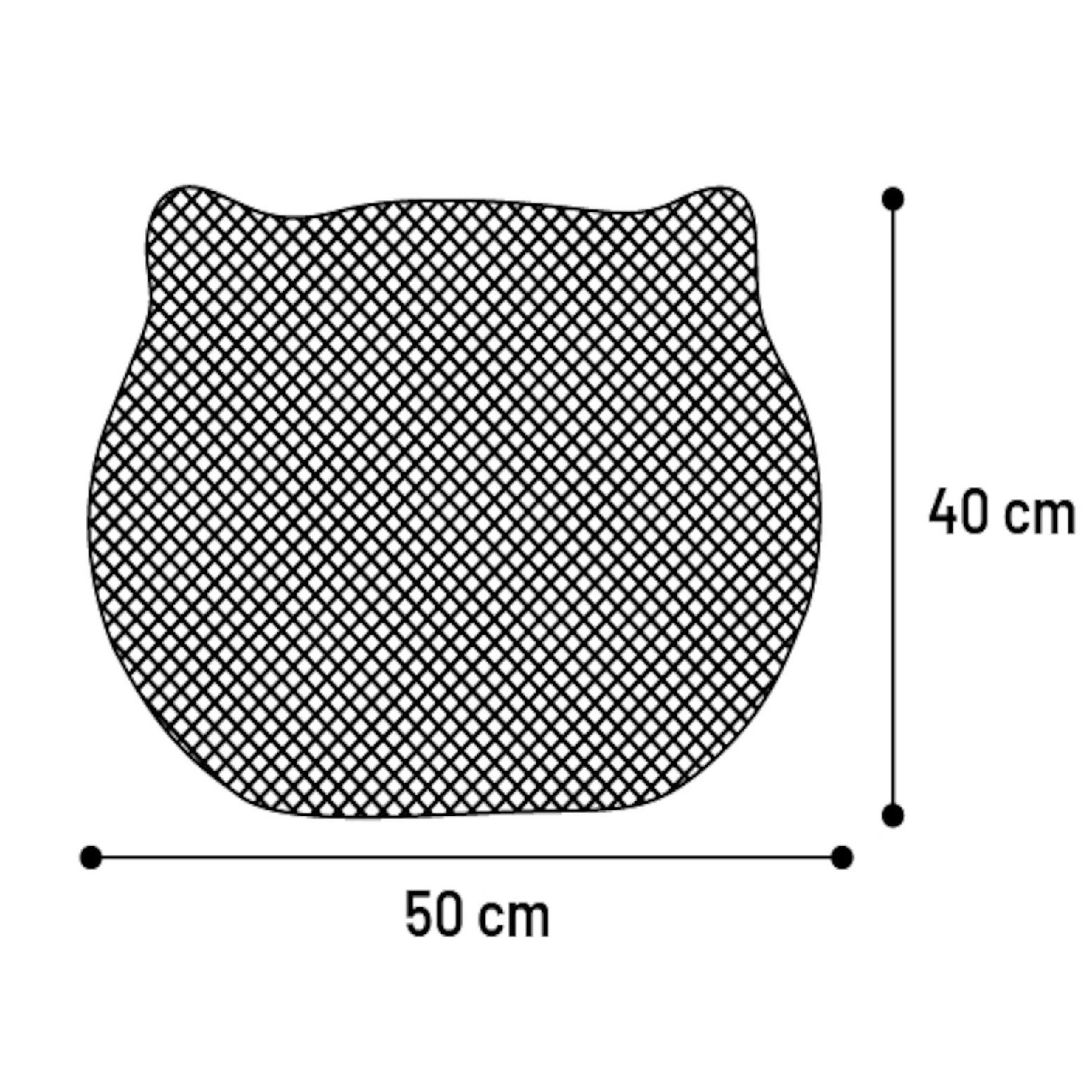 Voir la diapositive 2 : Eden Tapis de litière pour chat tete de chat