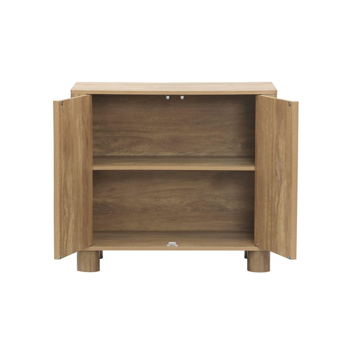 SWEEEK Buffet exotique effet bois de manguier 2 portes 80cm Pondi