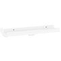 Voir la diapositive 6 : VIDAXL Etageres murales 2 pcs Blanc brillant 40x9x3 cm