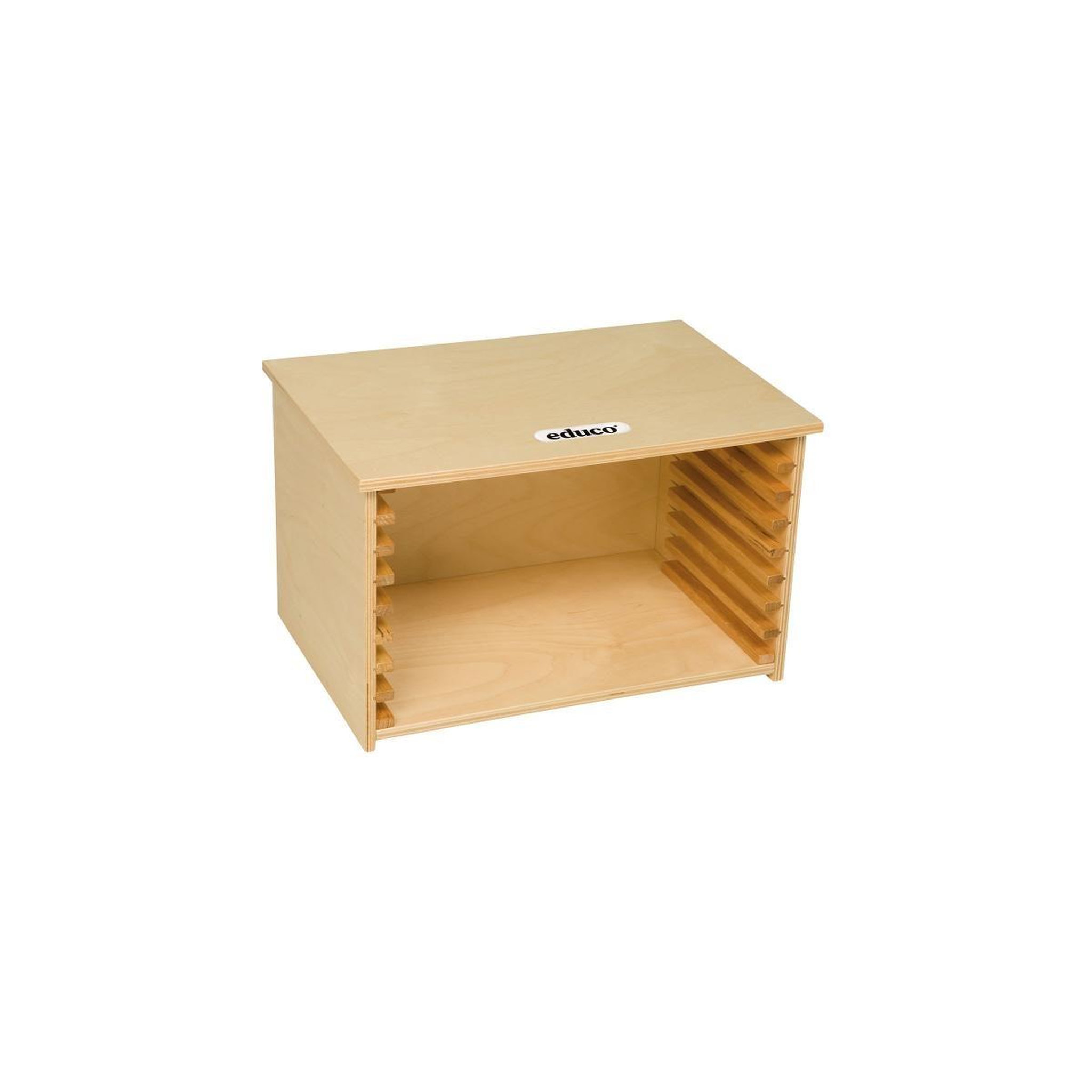 Voir la diapositive 2 : EDUCO Casier de puzzle - tailles de puzzle 34 x 34