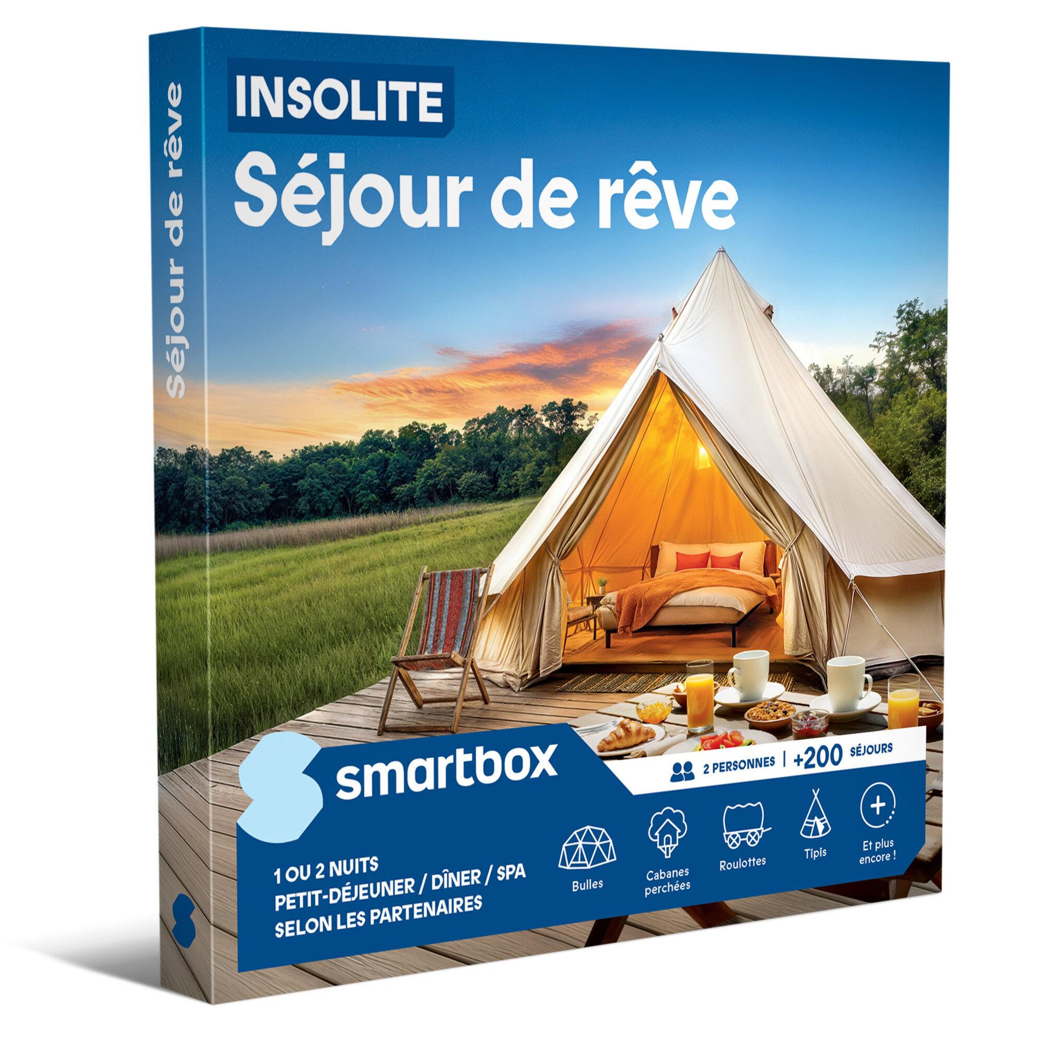 Smartbox Insolite - séjour de rêve - coffret cadeau séjour