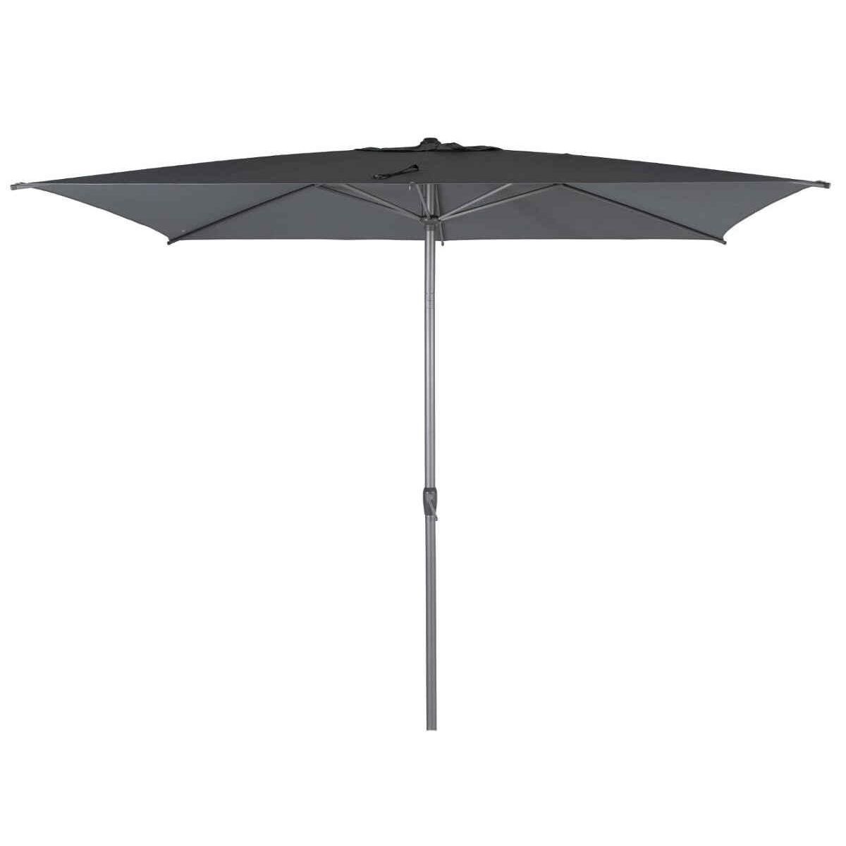 HESPERIDE Parasol droit rectangulaire Loompa Ardoise - 3 x 2 m - Hespéride
