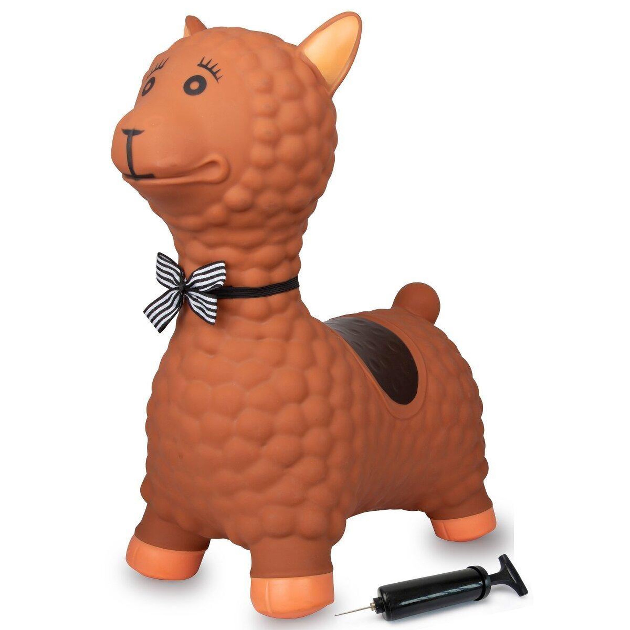 Voir la diapositive 5 : Jamara Animal rebondissant lama hoppydoo marron avec pompe