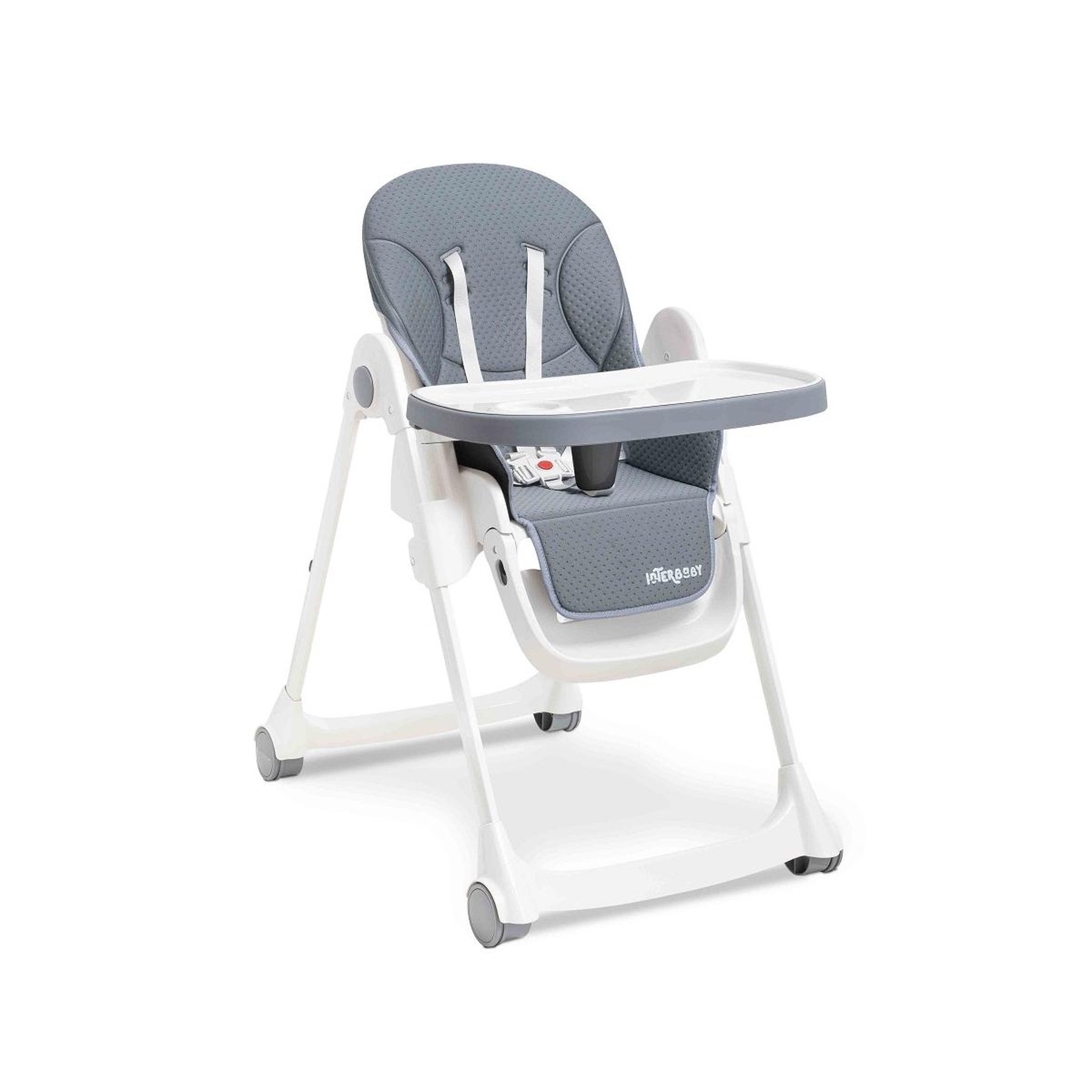 Voir la diapositive 1 : INTERBABY Chaise Haute Comfort Eat Gris
