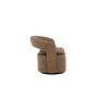 Voir la diapositive 4 : Paris Prix Fauteuil Design Bouclette  Laurel  75cm Marron