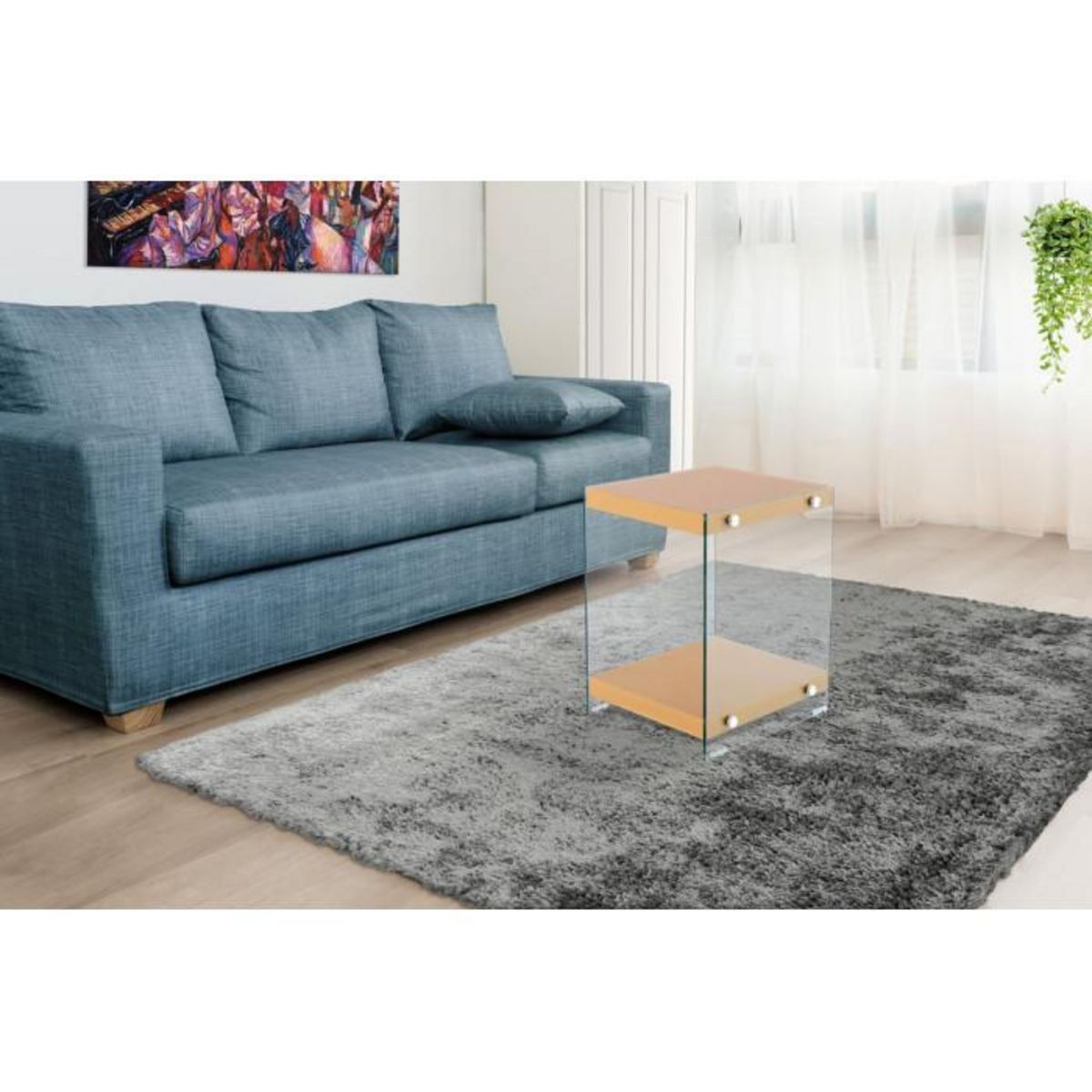 Paris Prix Table d'Appoint en Bois  Elementary  45cm Or