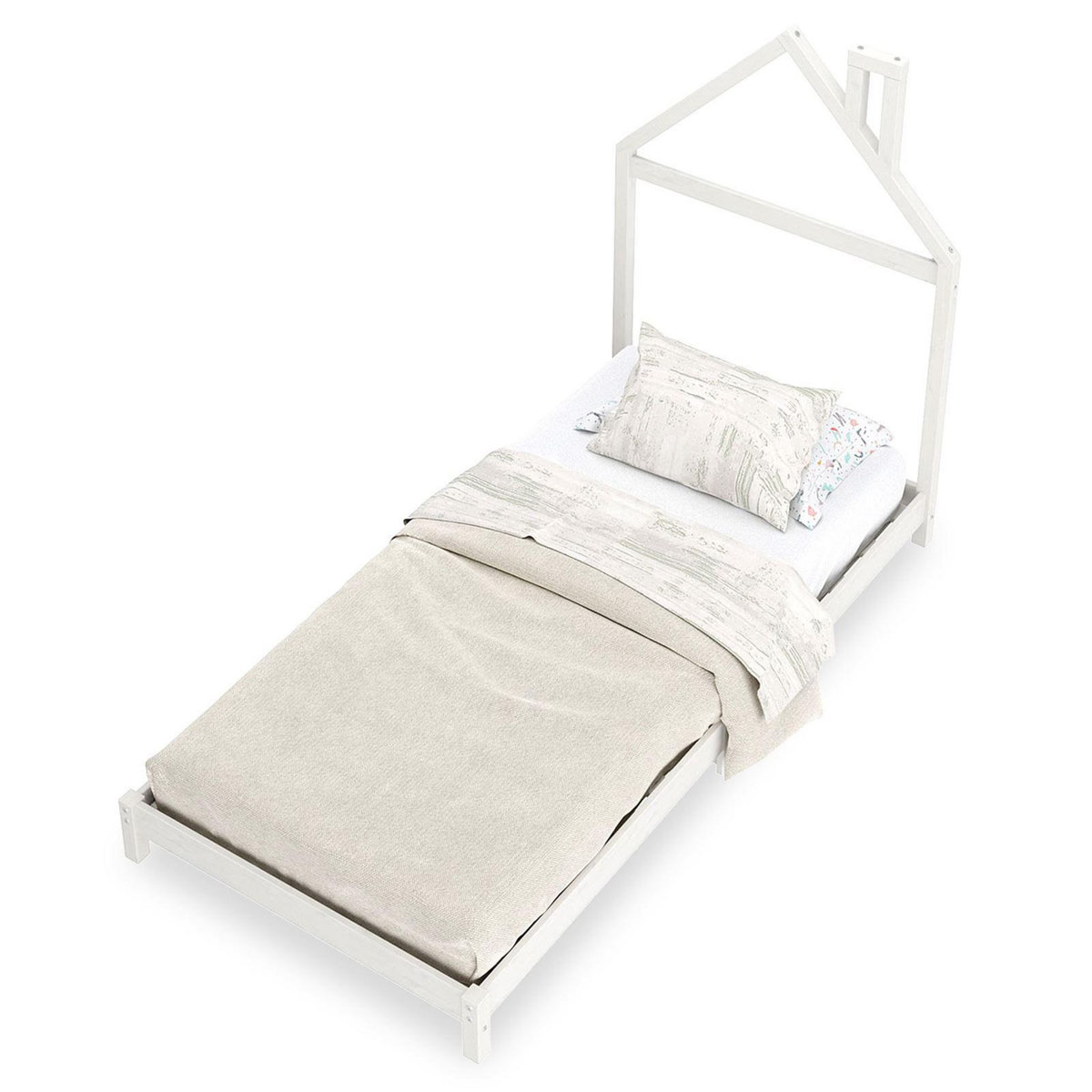 IDIMEX Lit enfant LIZ 90 x 200 cm en pin massif