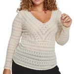 Vila T Shirt Manches Longues Femme  Vila Evoked Chikka. Coloris disponibles : Beige