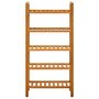 Voir la diapositive 2 : VIDAXL Etagere a chaussures a 5 niveaux 50x27x100 cm Chene massif