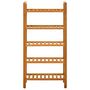Voir la diapositive 2 : VIDAXL Etagere a chaussures a 5 niveaux 50x27x100 cm Chene massif