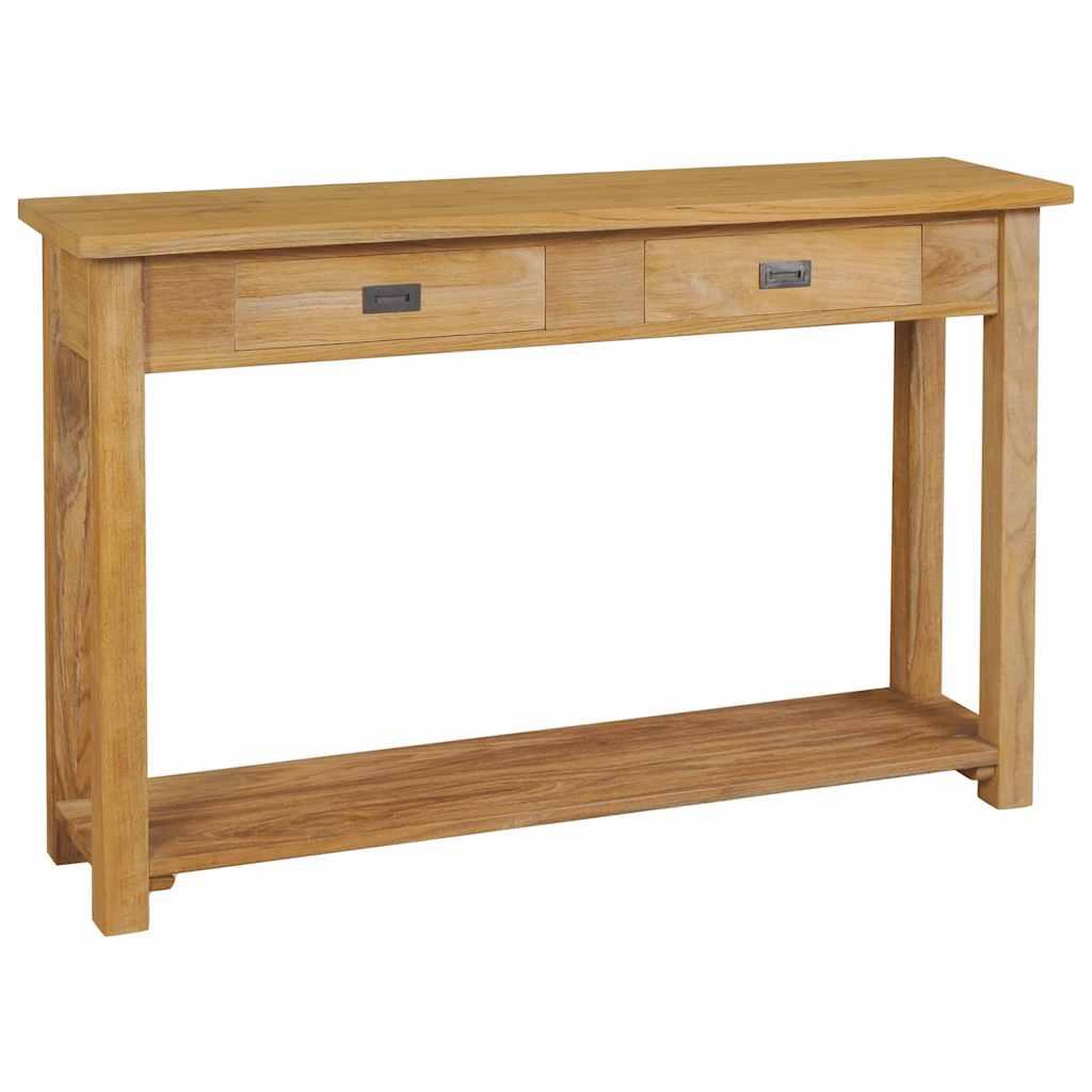 Voir la diapositive 1 : VIDAXL Table console teck massif 120x30x80 cm