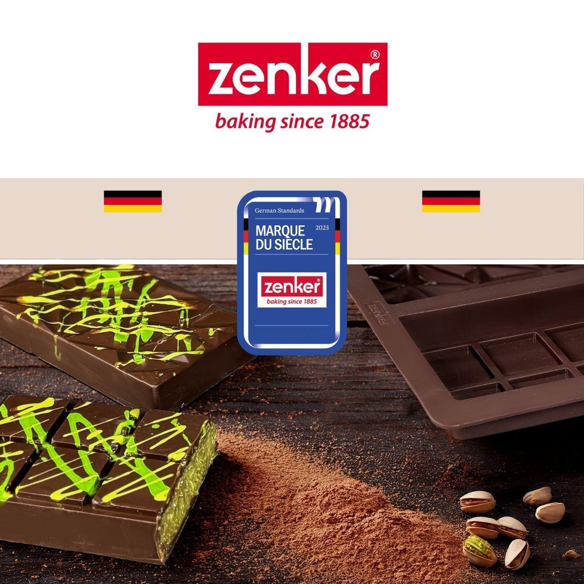 Voir la diapositive 6 : ZENKER Double moule à chocolat de dubaï en silicone zenker special creative