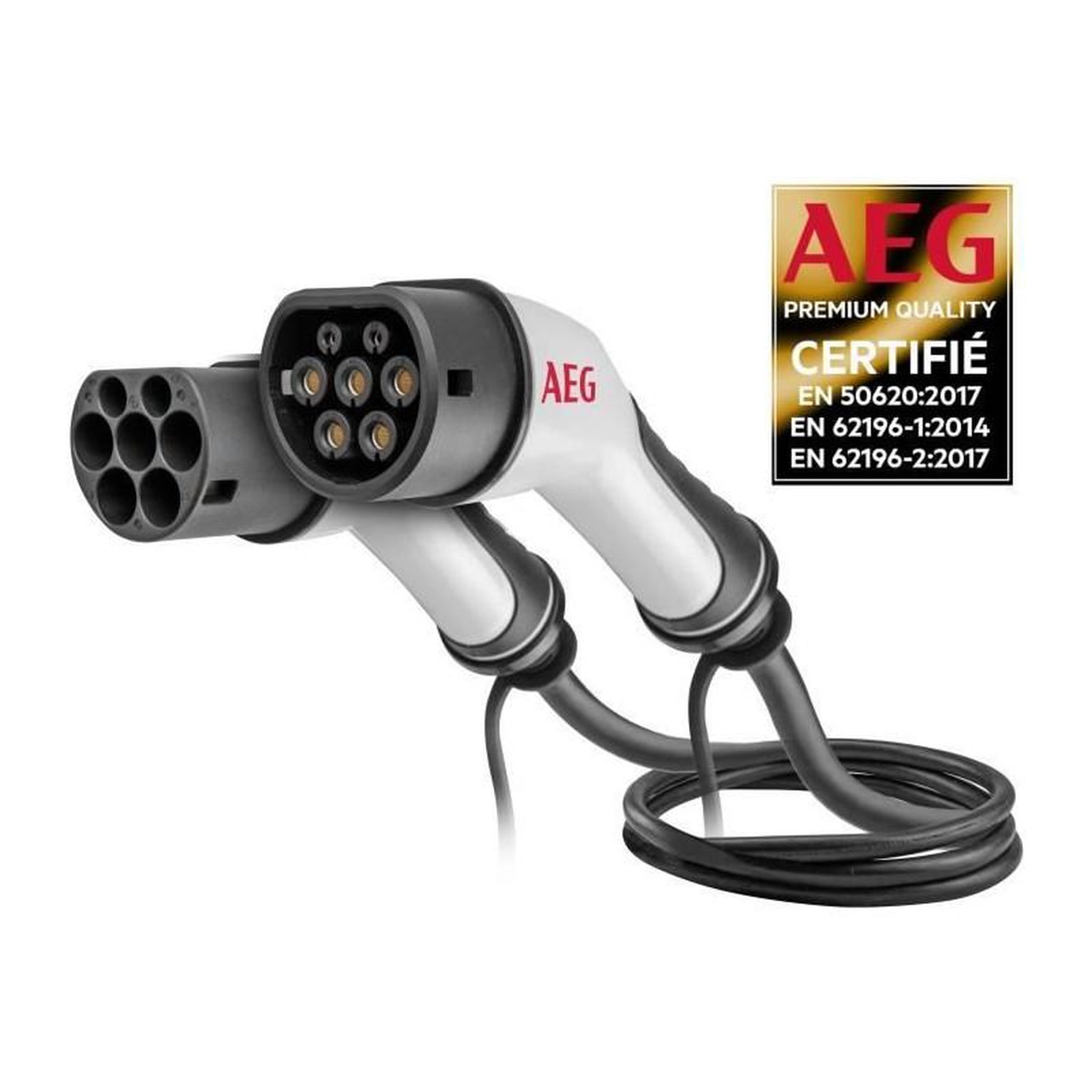 AEG Câble de charge - AEG - 5124 - 32A pour véhicules électriques & hybrides rechargeables - 5m - Triphasé 32A 480V AC