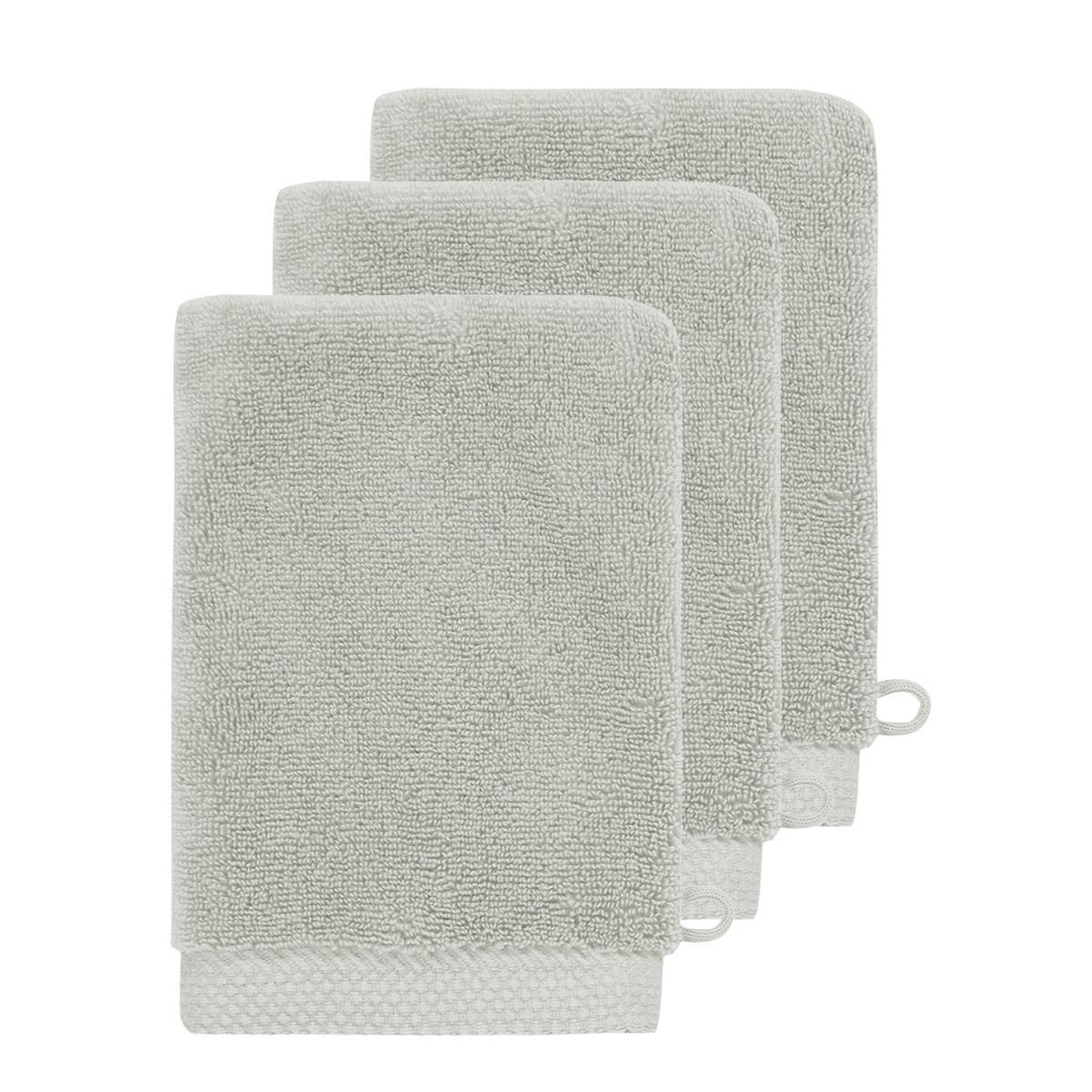 Voir la diapositive 1 : Sensei Maison 3 gants de toilette Zéro Twist 560 g/m² SENSOFT - 16x22 cm