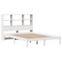 Voir la diapositive 3 : VIDAXL Lit bibliotheque sans matelas blanc 140x200 cm bois pin massif